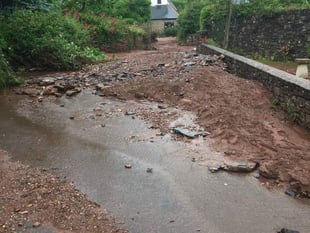 Flash flood hits Beeson