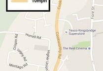 10mph speed limits in Kingsbridge for road works