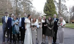 Kingsbridge Community College students married on Valentine's Day