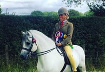 Celebrations for Salcombe Stud and Snowy after qualification for this year's Horse of the Year Show