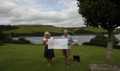 Party in East Portlemouth raises £1,281.40 for Age Concern in Kingsbridge