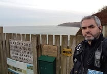 Police warn people not to venture down to Hallsands