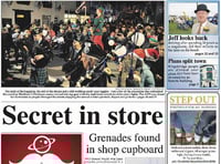 This week's Kingsbridge and Salcombe Gazette front page