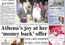 This week's Kingsbridge and Salcombe Gazette front page