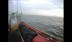 VIDEO: RNLI rescue yacht 37 miles offshore