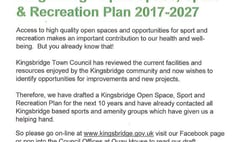 Kingsbridge Town Council asks for feedback on their open spaces plan for next decade
