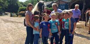 Chernobyl Children's Lifeline visits Erme Valley Riding for Disabled Group