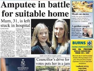 This week's Kingsbridge and Salcombe Gazette front page