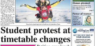 This week's Kingsbridge and Salcombe Gazette front page