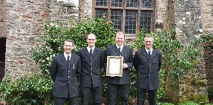 Kingston's volunteer firefighters recognised by High Sheriff of Devon