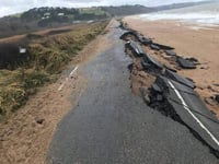 The clean up is underway at Slapton Line but drop-in session is postponed