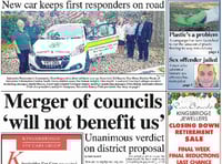 This week's Kingsbridge and Salcombe Gazette front page