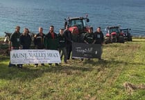 Young farmers hit the charity jackpot with completed ploughathon