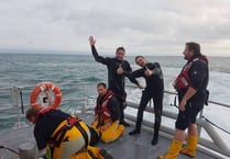 RNLI rescue divers over the festive period