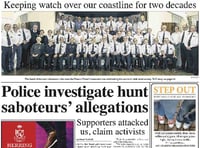 This week's Kingsbridge and Salcombe Gazette front page