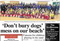 This week's Kingsbridge and Salcombe Gazette front page