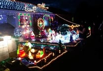 Churchstow will be bathed in charity Xmas lights again from Saturday