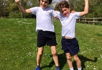 Two boys inspire class to run for Cool Earth