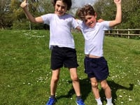 Two boys inspire class to run for Cool Earth
