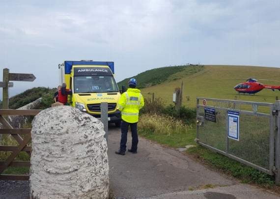 Paraglider dies after falling into the water near Start Point