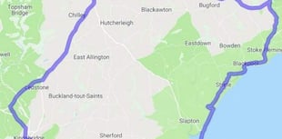 Road closure for flood works creates long diversion