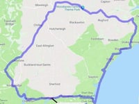 Road closure for flood works creates long diversion