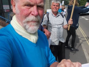Protest for Totnes MIU