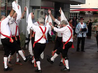 Festive Morris dancing