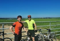 Duo plan to peddle to raise money for charity 
