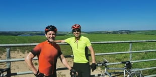 Duo plan to peddle to raise money for charity 