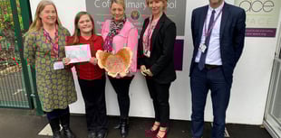 Prestigious award for school’s dinners