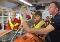 Lifeboat station tour for pupils