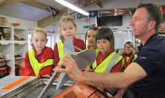 Lifeboat station tour for pupils