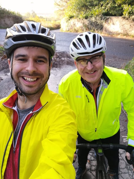 Pete and his son Alex