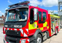 Yealmpton house on fire after being hit by lightning
