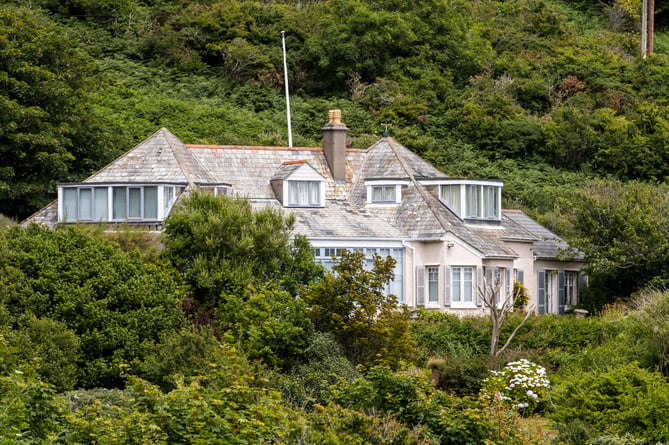 Kate Bush's home near Kingsbridge, Devon. 