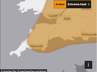 Amber warning of extreme heat in Devon on Sunday
