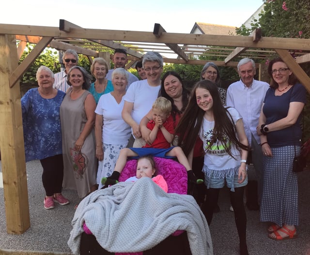 Thank-you party in  Rebekah’s Garden