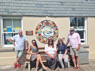 Kingsbridge Care Hub unveils plaque to accompany Community Mosaic 