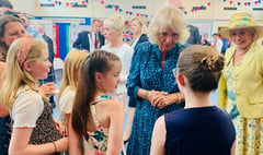 Dartington children meet Camilla