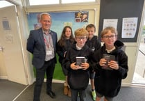 School leavers gifted books by Rotarians 