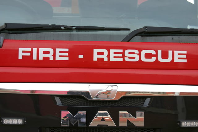 Cable fire sets trees alight