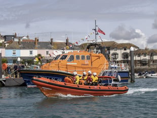 Salcombe RNLI rapid maritime rescues