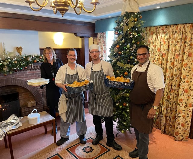 Christmas cream tea party