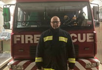 Firefighter’s long service commended