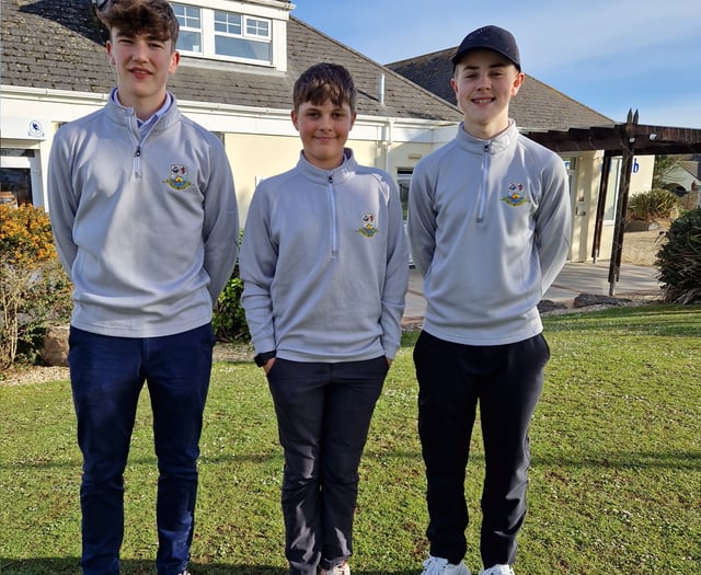 Golfers on Easter holes