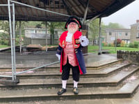 Kingsbridge Town Crier rings in the Coronation