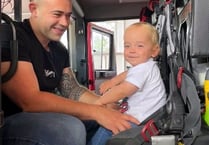 Firefighters across the South Hams back fundraiser to help Idris walk 