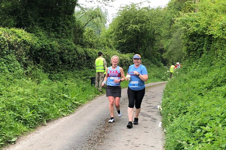 Vicky Goodluck with Nicola O’Connor
