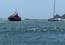 Rudderless yacht towed to Salcombe